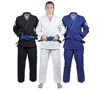 Gold BJJ Foundation Women's Gi - Jiu Jitsu Gi for Women - IBJJF Competition Legal Womens BJJ Gi (White, F1)