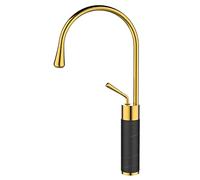 Gold/Black Marble Kitchen Sink Tap Bathroom Basin Mixer Bar Standing Faucet