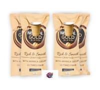Gold Blend White Coffee Sachets - Bundle of 4 x 6 Sachets (Total 24 Servings) - Rich, Creamy & Smooth Instant Coffee