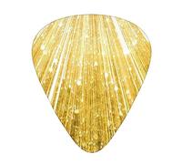 Gold Bling Print Guitar Pick Special Instrument Pick Unisex Guitar Pick