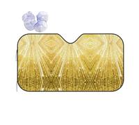 Gold Bling Printing 1 Pcs Windshield Car Sun Shade Windshield,Reflector Sunshade Offers Protection For Car Interior