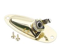 Gold Boat Style 1/4" Guitar Pickup Output Input Jack Plug Socket for FD Strat Guitar