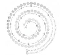 Gold Body Chain Belts for Women,Sexy Bikini Satellite Bead Chain,Adjustable Waist Chains,Belly Chains & Fashion Chain Belts,Summer Jewellery for Plus Size,Body Jewellery,Summer Jewellery