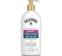 Gold Bond Age Renew Retinol Overnight Body & Face Lotion, With Retinol & Peptide Complex, 13 oz.