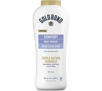 Gold Bond Ultimate Comfort Body Powder, Aloe and Chamomile, 10 Ounce Bottles (Pack of 3), Talc-Free Powder Helps Control Odor, and Absorb Moisture to Prevent Chaffing