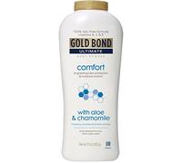 Gold Bond Ultimate Comfort Body Powder, Aloe & Chamomile 10-Ounce Bottles (Pack of 4)