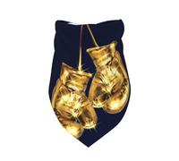 Gold Boxing Gloves,Bib Scarf Triangle Hood Adjustable Pet Scarf Washable Hood Suitable for Small, Medium and Large Dogs and Cats