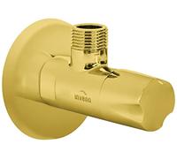 Gold Brass 1/2" x 3/8" BSP Basin Hose Valve Water Tap Cut-Off