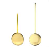 Gold Brass Clock Pendulum With Customizable Design - 150Mm/220mm Length For DIY Wall Clocks With Unique Design(Length 150mm)