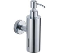 Gold/Brass Colour Soap Dispenser Wall Mounted Liquid Pump, Steel Bathroom Round Push Hand Soap Holder Dispenser Lotion | Modern, Strong Design Soap Pump