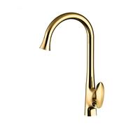Gold Brass Hot and Cold Single Lever German Technology Bathroom Basin Faucet,tap(Burgundy)