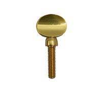 Gold Brass Sax Neck Screw for Soprano Alto Tenor Saxophone - Easy Finger Tightening - - Wind Instrument Accessory - DIY Repair Parts - and Exquisite - Large Handle - Golden