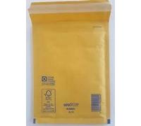 GOLD BROWN PADDED BUBBLE MAILING POSTAL BAGS ENVELOPES BY AROFOL size 4 180 x 265mm PACK OF 50