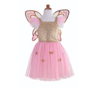 Gold Butterfly Dress with wings, Size Us 5-7 Years