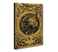Gold Byzantine By Alphonse Mucha Canvas Print | Gallery Wrapped 30mm Frame Wall Art | 20x14 inches | Ready to Hang | Classic Picture | Living Room Bedroom Lounge Office
