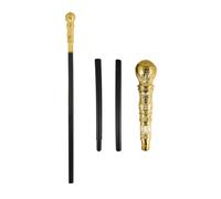 Gold Cane Fancy Dress Prop for Classic Style