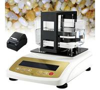 Gold Carat Purity Tester, Digital Gold & Silver Testing Machine with 0.01g Accuracy for Jewelry, Gold, Silver, Includes Printer