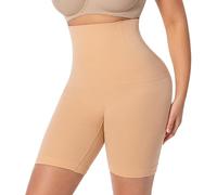 GOLD CARP Shapewear Women High Waist Tummy Control Body Shaper Panties Butt Lifter Seamless Thigh Slimming Underwear Stretchy Boy Shorts Legging Knickers 1pc-Beige 3XL UK16-20