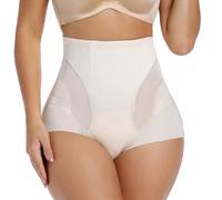 GOLD CARP Shapewear Women Tummy Control Body Shaper Knickers High Waist Slimming Panties Smooth Breathable Shaping Underwear,1 Pc-beige,3XL