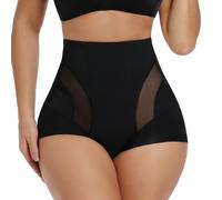 GOLD CARP Shapewear Women Tummy Control Body Shaper Knickers High Waist Slimming Panties Smooth Breathable Shaping Underwear,1 Pc-black,XXL