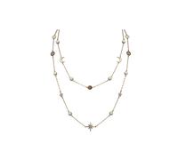 Gold Celestial Multirow Necklace Mood Gold One Size