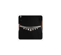 Gold Chain Belt for Women Fashion Coin Pearl Sunflower Waist Chain for Women Dress Belly Body Chains Waist Beads Gold Pirate Accessories Waist Jewelry, Middle, Non-Precious Metal, No Gemstone
