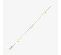 Gold Classic 9ct Yellow Gold Multi Circle Flower Bracelet 111125147615