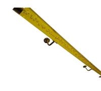 Gold Clear Acrylic Stair Handrail for Indoor & Outdoor Use, Custom Length 0.5m-6m, Durable Wall Mount Railing(3meters)