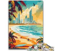 Gold Coast Paradise 1000 Piece Jigsaw Puzzles for Teenagers Gifts, Family Game Stress Reliever Difficult Challenge Great Gifts And Toys 1000pcs(26x38cm)