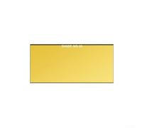 Gold Coated Welding Helmet Lens 2x4.25 Heat Resistant(Number 10)