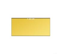 Gold Coated Welding Lens 2x4.25 Inch Shade 9-13(Number 9)