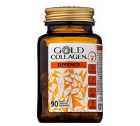 GOLD COLLAGEN Defence - Antioxidant Collagen Supplements for Women & Men, 90 Tablets for Immune Support & Collagen Maintenance with Vitamin C, Biotin, Hyaluronic Acid for Skin, Nail & Hair Care