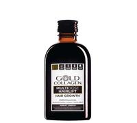 GOLD COLLAGEN Multidose Hairlift - Biotin Hair Growth Marine Collagen Supplements for Women & Men with Hyaluronic Acid, Hair Vitamins, Zinc and Keratin Hair Treatment also for Skin and Nails, 300 ml