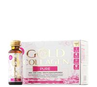 Gold Collagen Women's Liquid Supplement Pure Skin, Hair & Nail Health Liquid Supplement For 25+ 10 x 50ml in Clear Gold Collagen Clear