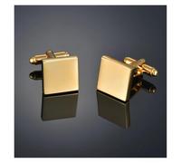 Gold Color Cufflinks Letters/Alien/Square/Maple Leaves/Balance/Name Cuff Links For Mens Bouton Manchette For Wedding, Banquet, Ceremony(Color 13)