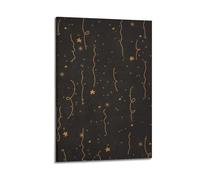 Gold Confetti Poster Print Wall Art, New Year's Eve, NYE Home Decor, 2025 Party Art Prints Poster Decorative Painting Canvas Wall Posters And Art Picture Print Modern Family Bedroom Decor Posters 12x1