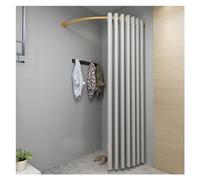 Gold Corner Changing Room Rod with Curtain - WallMounted Boutique Fitting Room for Clothing Stores Malls Wedding Shops - Elegant Privacy Solution for Stylish Retail Spaces