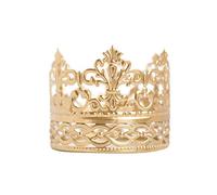 Gold Crown Cake Topper, Vintage Crown, Small Gold Wedding Cake Top, Princess Cake, The Queen of Crowns (Gold Ivy)