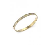 Gold Crystal Bangle by Guess - Steel / Crystal
