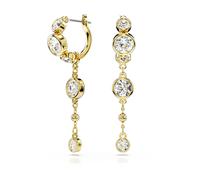 Gold Crystal Earrings Elegant Design - female - Swarovski - Earrings - Yellow - ONE SIZE - Accessories ONE SIZE