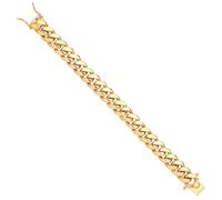 Gold Cuban Chain Necklace Mens Gents Solid 9 Carat Yellow Gold 24" 270 Grams 400 Gauge