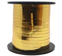 Gold Curling Ribbon (45 Meters) 1 Count - Vibrant & Ribbon, Ideal for Gift Wrapping, Decor & Crafting, Golf