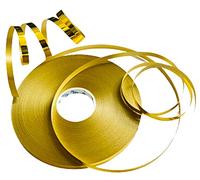 Gold Curling Ribbon 5mm Crimped Balloon String 5mm Shiny Metallic Ribbon 100m for Birthday Wedding Gift Kids Crafts Florists Party Decoration