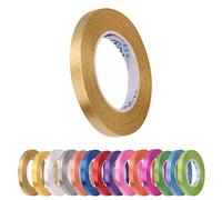Gold Curling Ribbon for Gift Wrapping, Shiny Metallic Balloon String Roll Crimped Curling Ribbon for DIY Art & Crafts Christmas New Year Wedding Birthday Gifts Decoration Supplies, 10 Metres