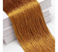 Gold Decorative Door Curtain Solid Color String Window & Room Divider 300x300cm Fringe Panel for Weddings Christmas & Stylish Home Decor