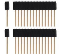 GOLD DEER 1 Inch 30 Pcs Foam Paint Brushes Sponge Paint Brush Foam Brushes For Painting Wood Stain Brush Foam Brushes For Mod Podge Craft Brushes Paint Brush Wood Crafts Detail Paint Brushes