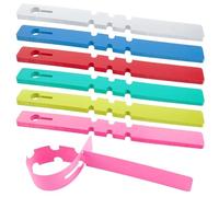 GOLD DEER 120Pcs Plant Labels 21cm x 2cm Plastic Plant Tags Wrap Around Hanging Tags Tree Markers Tree Labels for Outdoor Garden Waterproof,Mix Color