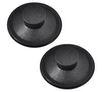 GOLD DEER 2 Pack Sink Stopper,Exact Replacement for InSinkErator STP-PL/STPPL,Black Rubber Kitchen Sink Stopper,Compatible with Standard 3-1/2" Drains from Kohler, Waste King, Whirlpool, and More