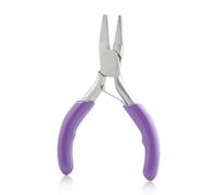GOLD DEER 3 Inches Duckbill Pliers Mini Flat Nose Pliers Miniature Pocket Plier Mini Precision Pliers for Jewelry Making Bending Wire Small Object Gripping Beading Looping Shaping Wire