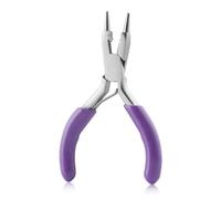 GOLD DEER 3 Inches Mini Round Nose Pliers with Cutter Wire Micro Round Pliers Looping Pliers Mini Jewelry Pliers Jewelry Making Tools Mini Pliers for Jewelry Repair Wire Wrapping Beading Wire Cutting